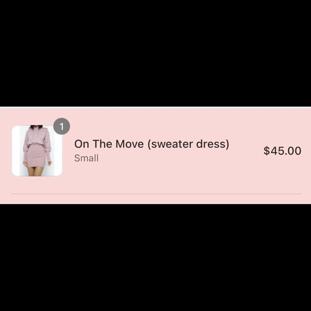SWEATER DRESS